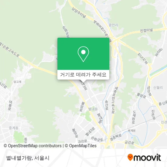 별내별가람 지도