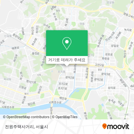 전원주택사거리 지도