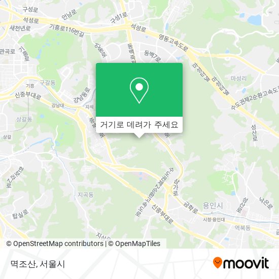 멱조산 지도