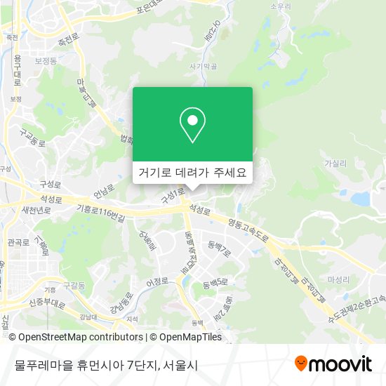 물푸레마을 휴먼시아 7단지 지도