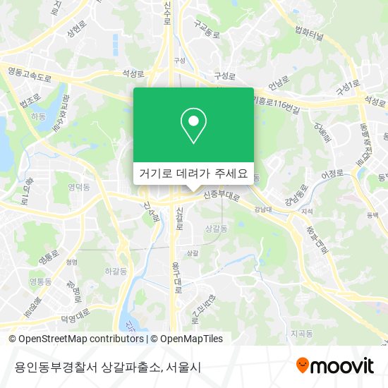 용인동부경찰서 상갈파출소 지도