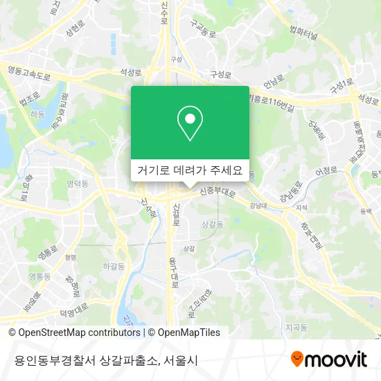 용인동부경찰서 상갈파출소 지도