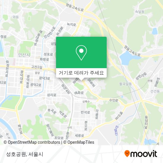 성호공원 지도