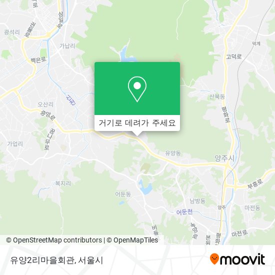 유양2리마을회관 지도