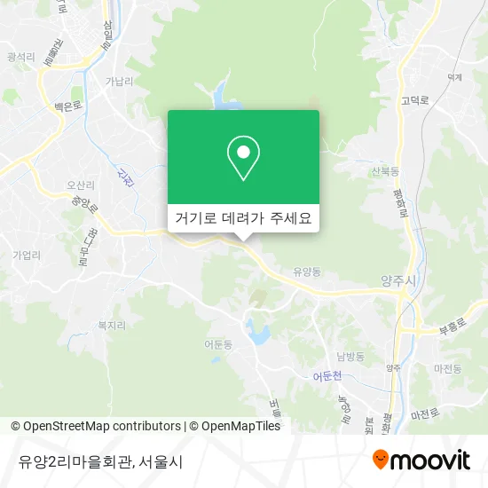 유양2리마을회관 지도