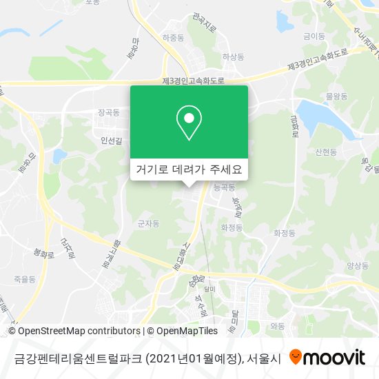 금강펜테리움센트럴파크 (2021년01월예정) 지도