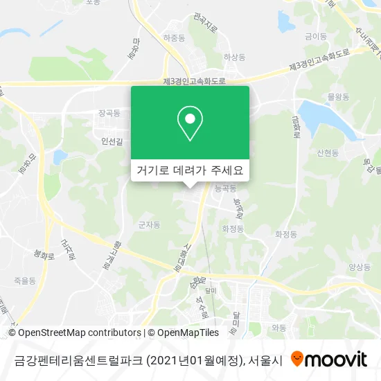 금강펜테리움센트럴파크 (2021년01월예정) 지도