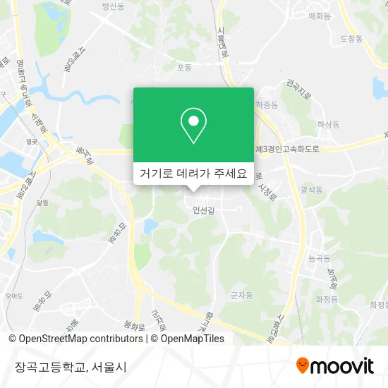 장곡고등학교 지도