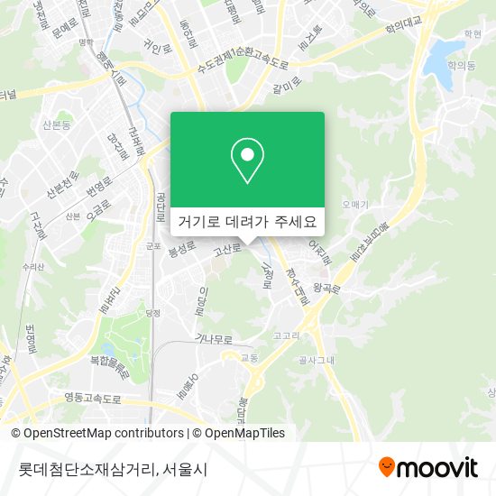 롯데첨단소재삼거리 지도