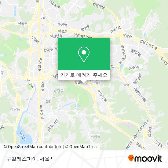구갈레스피아 지도
