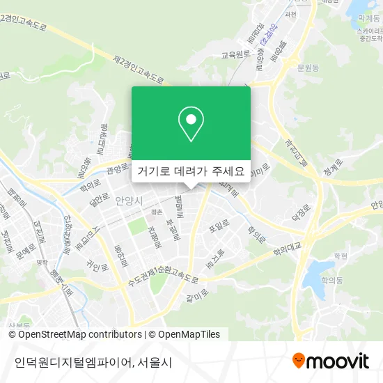인덕원디지털엠파이어 지도
