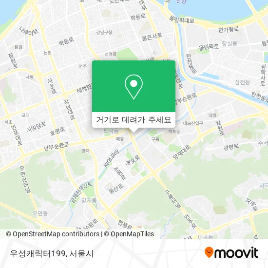 우성캐릭터199 지도