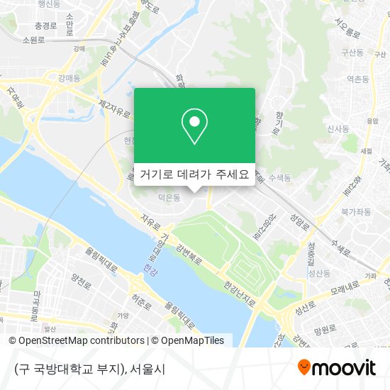 (구 국방대학교 부지) 지도
