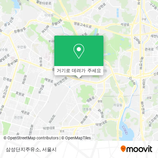 삼성단지주유소 지도