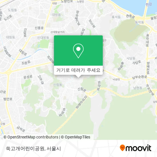 쑥고개어린이공원 지도