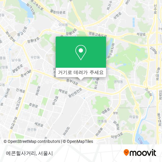 에콘힐사거리 지도