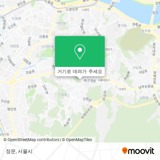 정문 지도