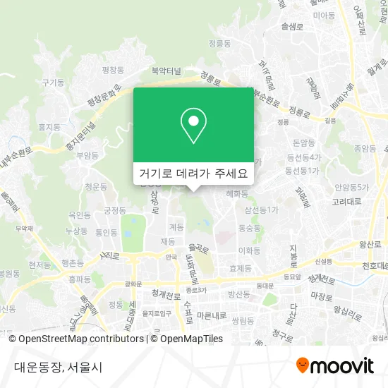 대운동장 지도