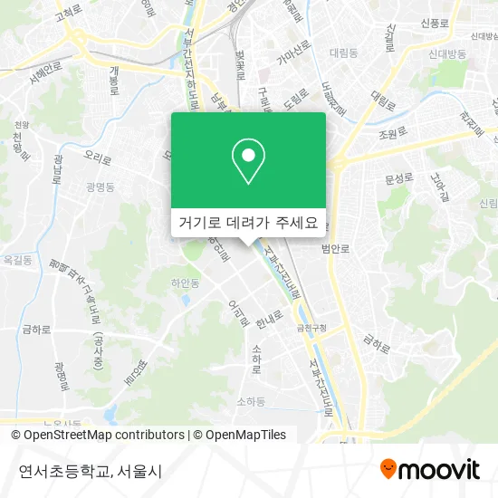 연서초등학교 지도
