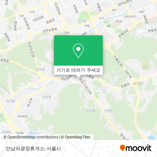 만남의광장휴게소 지도