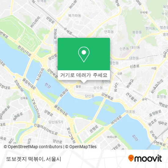 또보겟지 떡볶이 지도