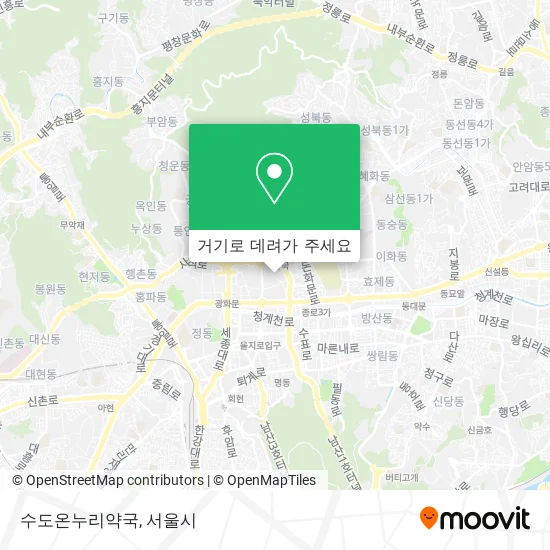 수도온누리약국 지도