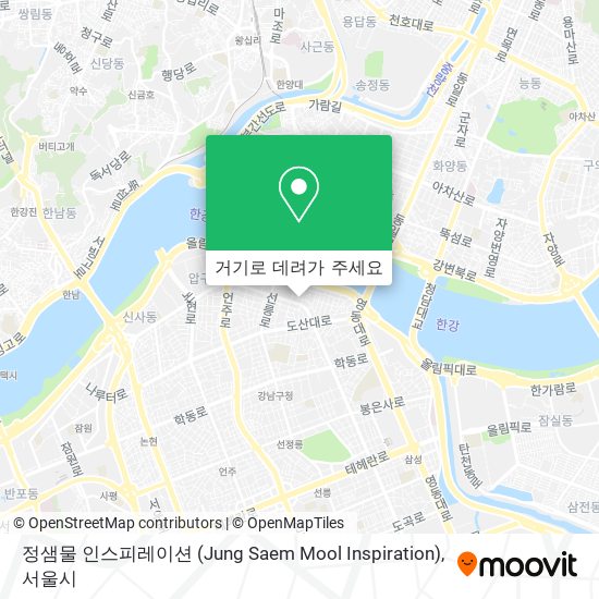 정샘물 인스피레이션 (Jung Saem Mool Inspiration) 지도