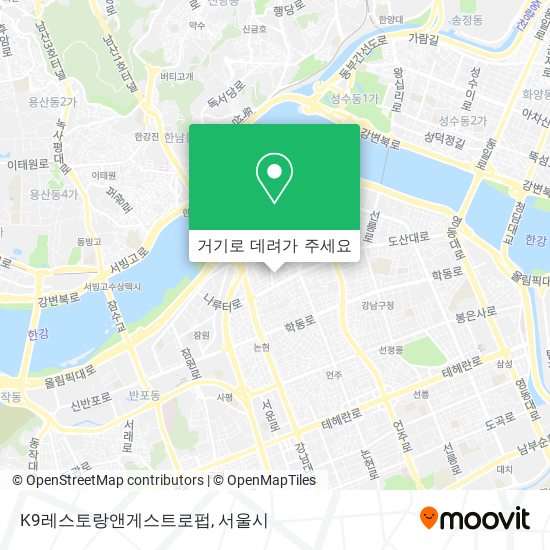 K9레스토랑앤게스트로펍 지도
