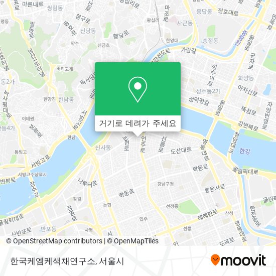 한국케엠케색채연구소 지도