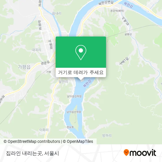 집라인 내리는곳 지도