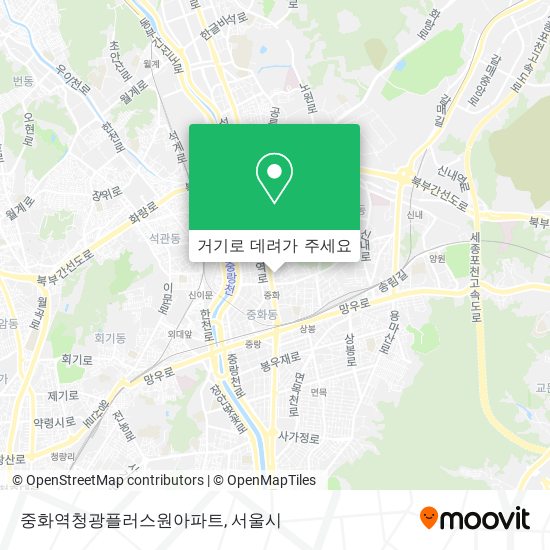 중화역청광플러스원아파트 지도