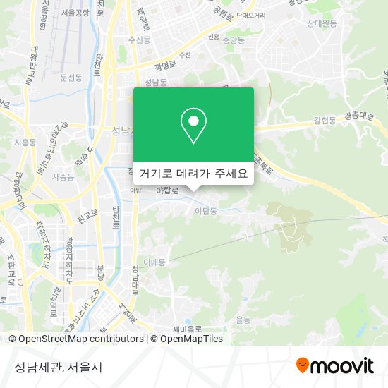 성남세관 지도