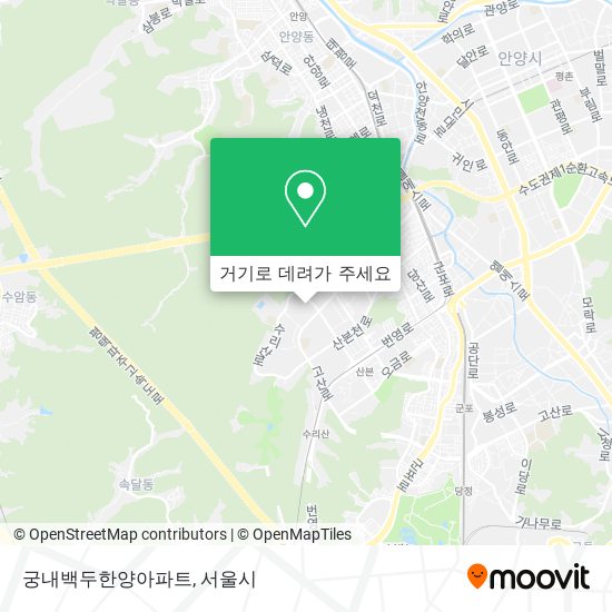 궁내백두한양아파트 지도