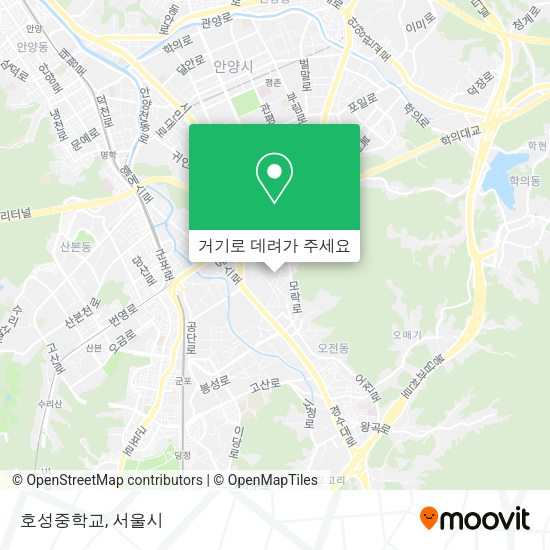 호성중학교 지도