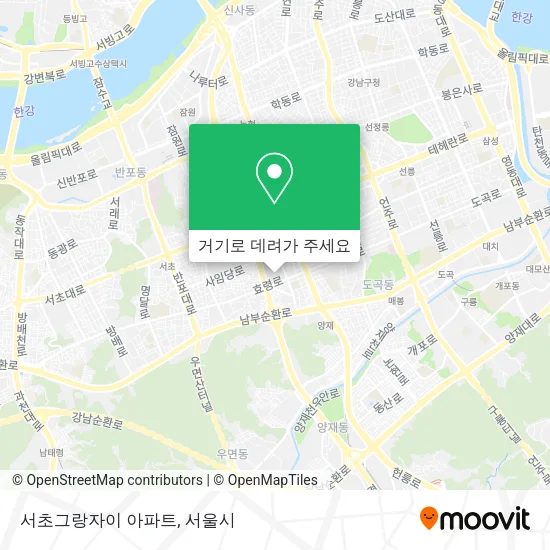 서초그랑자이 아파트 지도