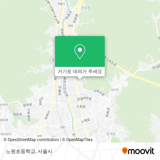 노원초등학교 지도