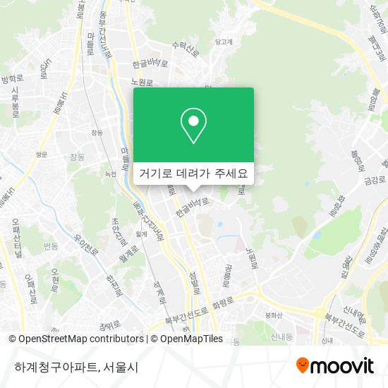 하계청구아파트 지도