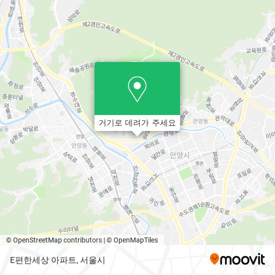 E편한세상 아파트 지도