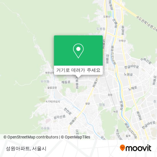 성원아파트 지도