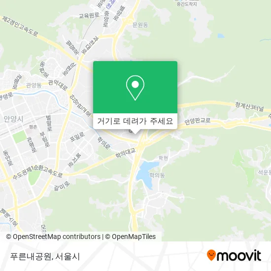 푸른내공원 지도