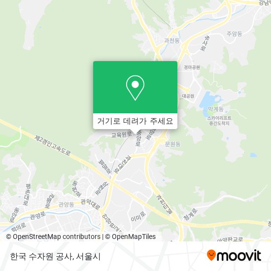 한국 수자원 공사 지도