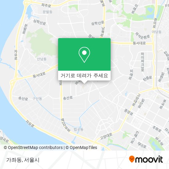 가좌동 지도
