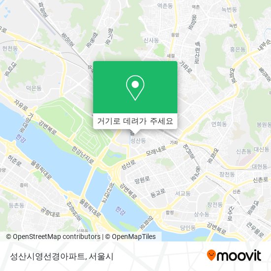 성산시영선경아파트 지도