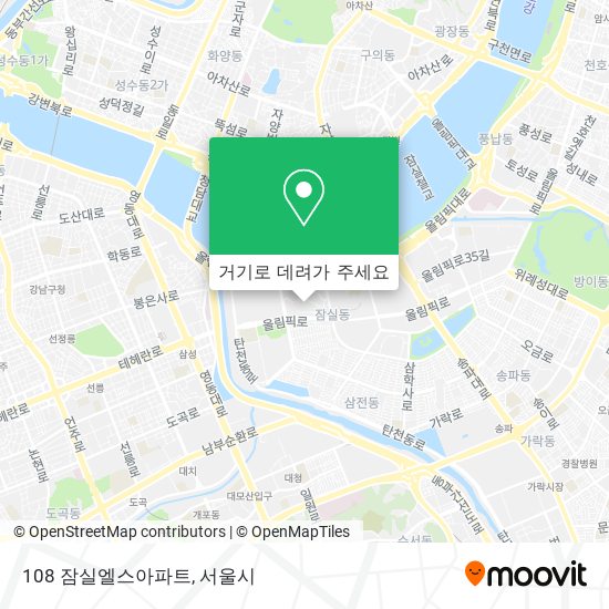 108 잠실엘스아파트 지도