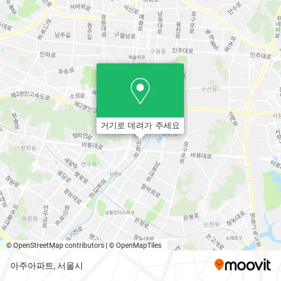 아주아파트 지도