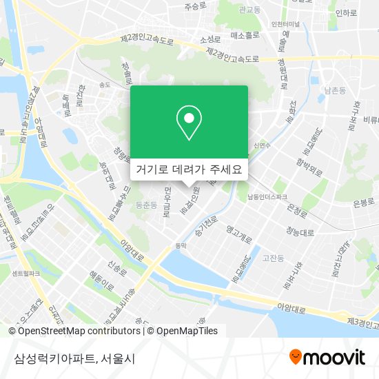 삼성럭키아파트 지도