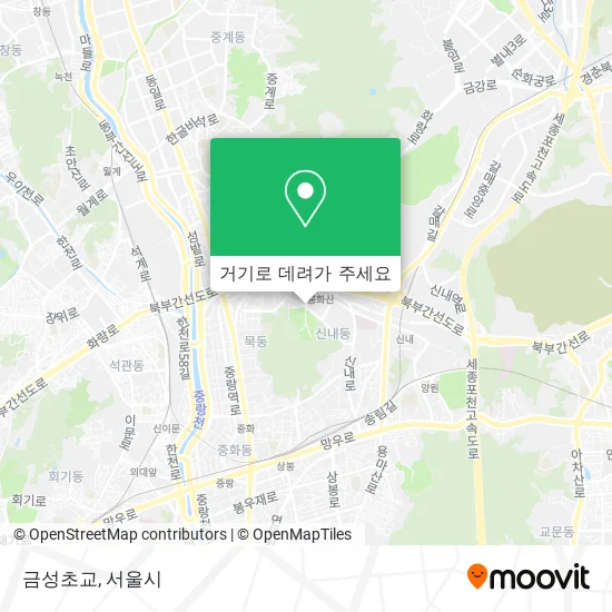 금성초교 지도