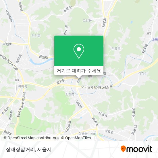 장재장삼거리 지도