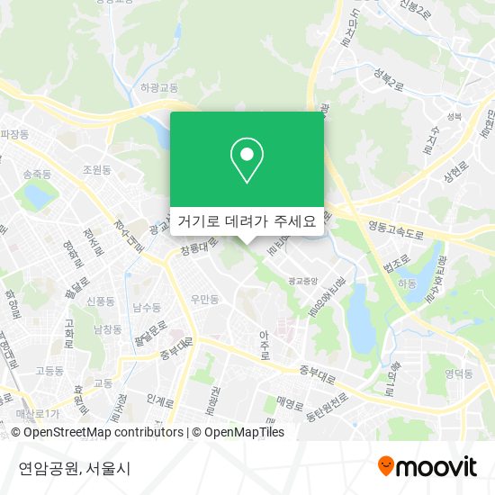 연암공원 지도