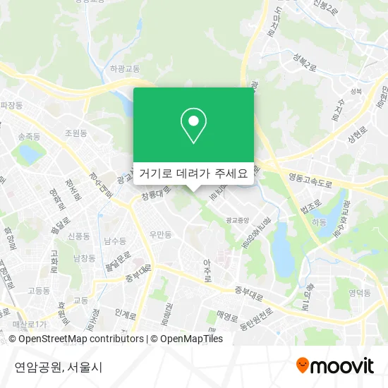 연암공원 지도